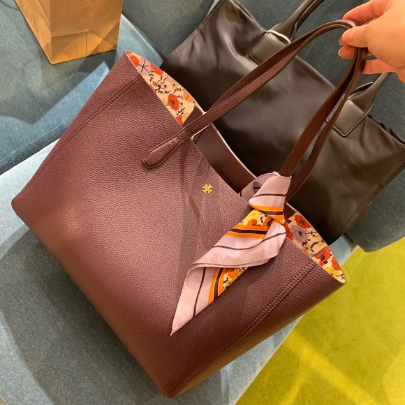 Tory Burch | Bags | Nwt Tory Burch Blake Leather Tote New Plum Large |  Poshmark